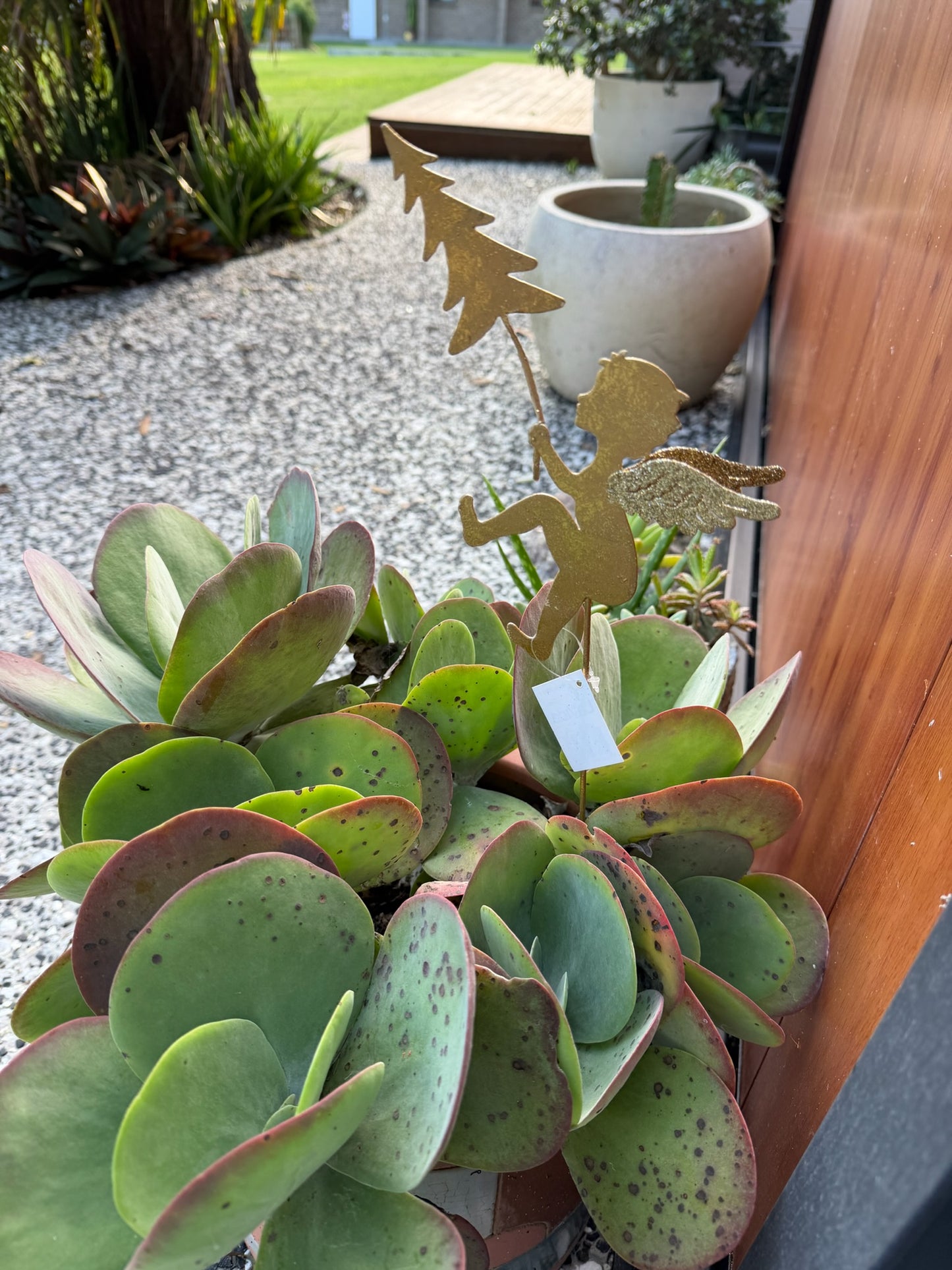 Gold Cherub Plant Stake