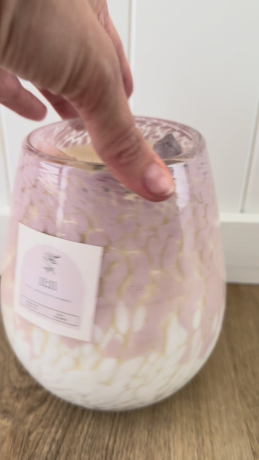 11:11 crystal candle